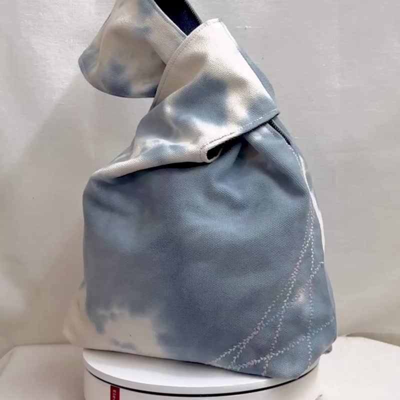 BC 帆布双面两用日式手挽袋 - 手提包/手提袋 - 棉．麻 透明