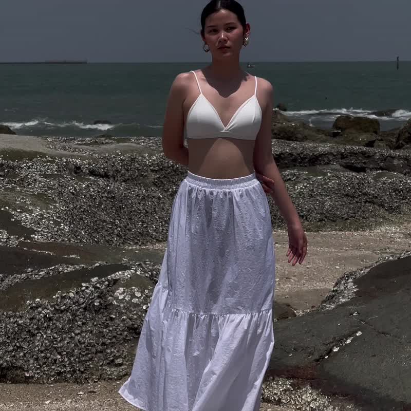 NYLON MONIQUE SKIRT - 裙子 - 聚酯纤维 