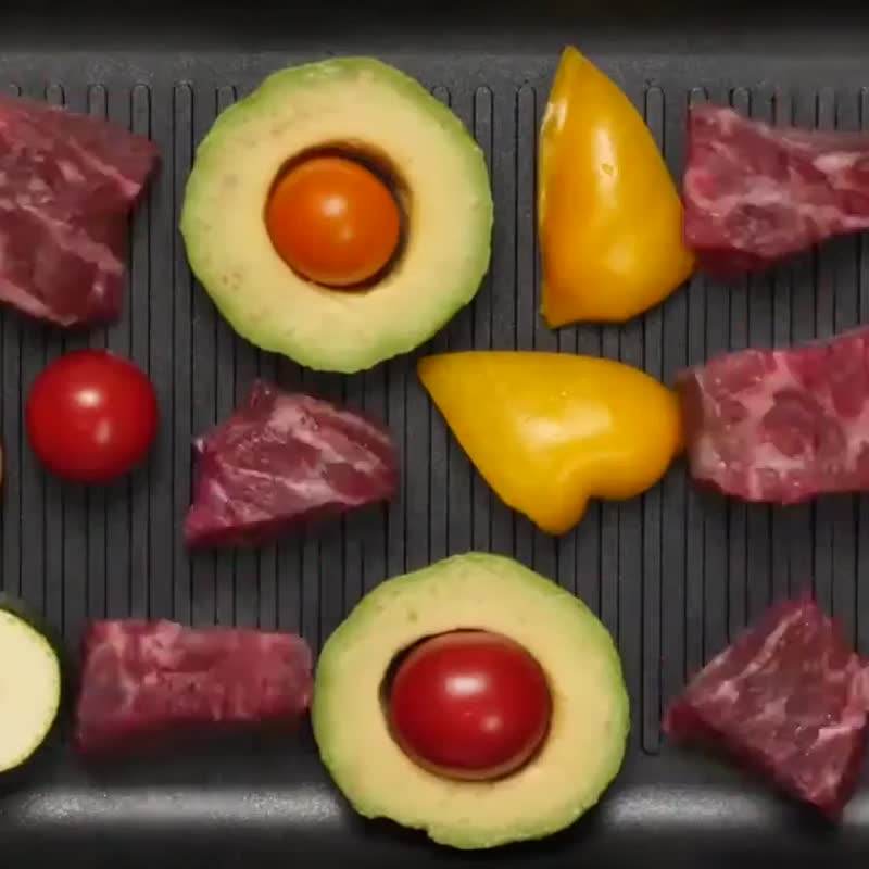 原厂配件 | 日本BRUNO 烧烤波纹煎盘 (经典款、联) - 厨房家电 - 其他金属 黑色