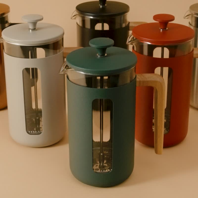 La Cafetiere / 皮萨不锈钢滤压壶 / 粉色 - 咖啡壶/周边 - 玻璃 粉红色