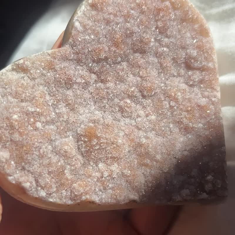 乌拉圭 软糖 二次结晶 多个小花球 紫晶簇 紫晶花 彩晶簇 水晶簇 - 摆饰 - 水晶 粉红色
