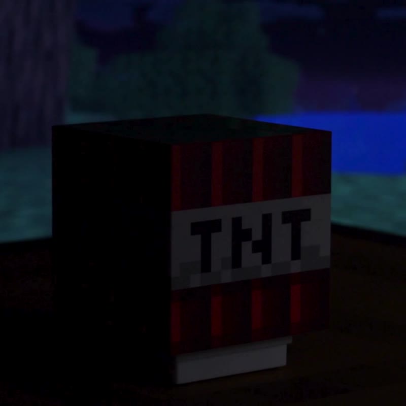 【麦块】Minecraft TNT发声炸药3D Figure 灯 - 灯具/灯饰 - 塑料 红色
