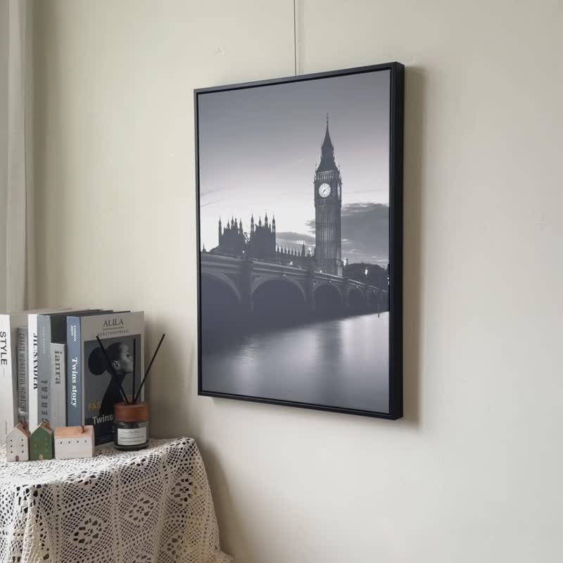【微瑕特惠】【福利品】大笨钟 - 卧室挂画/风景挂画/送礼 - 海报/装饰画/版画 - 棉 灰色