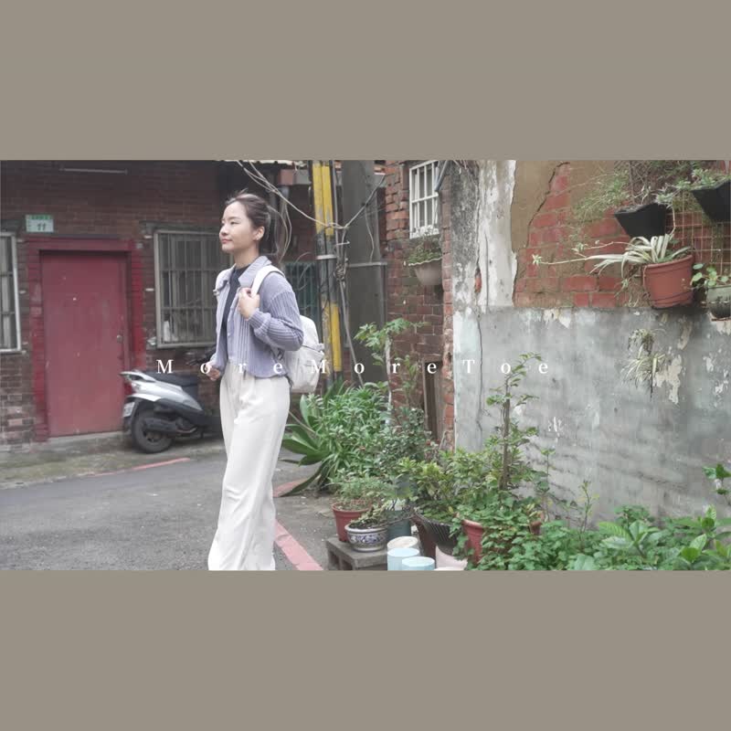 升级款 ! 防泼水 | 闷骚 x 米白 | 随身小包子 + 机能背带 - 侧背包/斜挎包 - 其他材质 白色