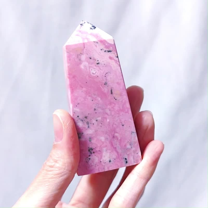 顶级蔷薇辉石 玫瑰石 收藏 招财 贵人 事业 晶柱 单品 礼物 独家 - 摆饰 - 宝石 粉红色