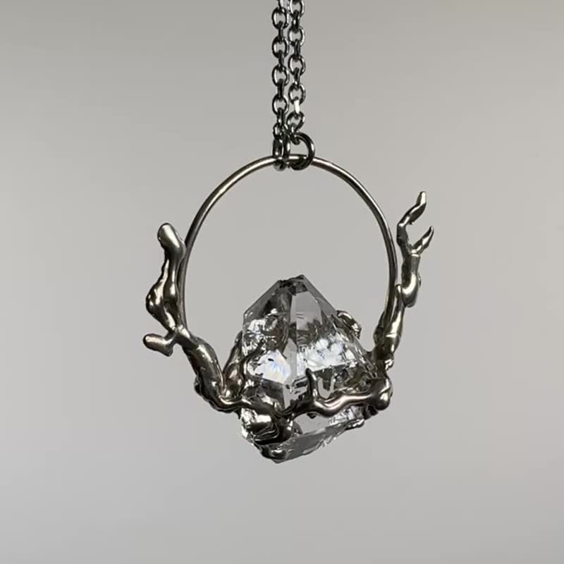 赫基蒙纯银卡西法项链 - 项链 - 纯银 