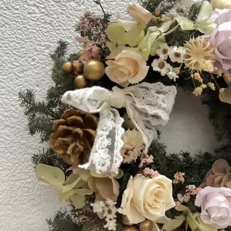 【预约体验】法式浪漫花圈x企业团体x新竹竹北x文化币 - 植栽 - 其他材质 