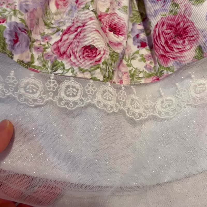 澎澎屁屁裙-after party//弥月收涎抓周生日派对送礼拍照// - 童装裙 - 棉．麻 白色