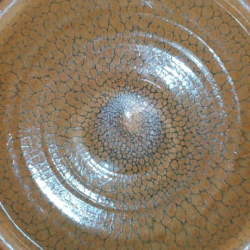 鹧鸪斑油滴天目茶碗-莺歌陶艺家李玟睿 - 茶具/茶杯 - 陶 