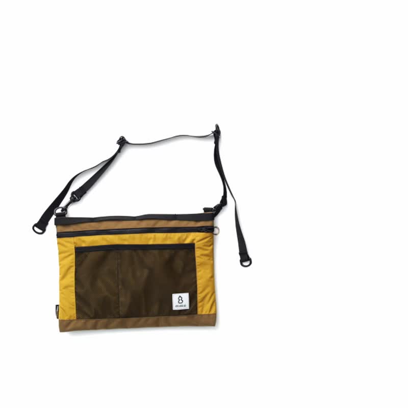 chichaqu户外运动轻量拼接斜挎单肩包再生尼龙CORDURA - 侧背包/斜挎包 - 其他人造纤维 