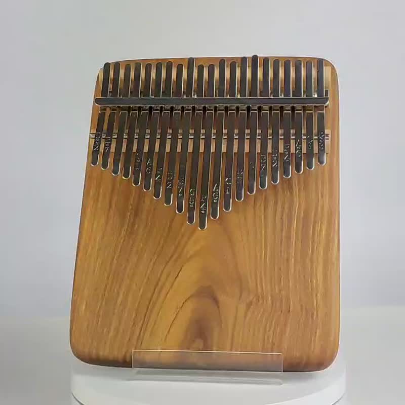 绿檀木拇指琴/21音拇指琴/KALIMBA - 吉他/乐器 - 木头 咖啡色