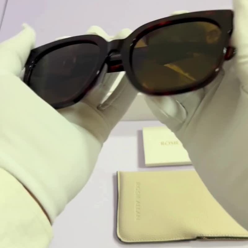 Luna 棕琥珀 - 眼镜/眼镜框 - 树脂 