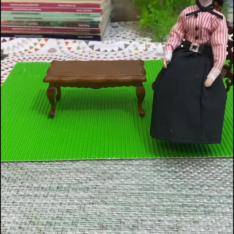 Easter miniature. Bunny on a stand with flowers. - 玩偶/公仔 - 其他材质 