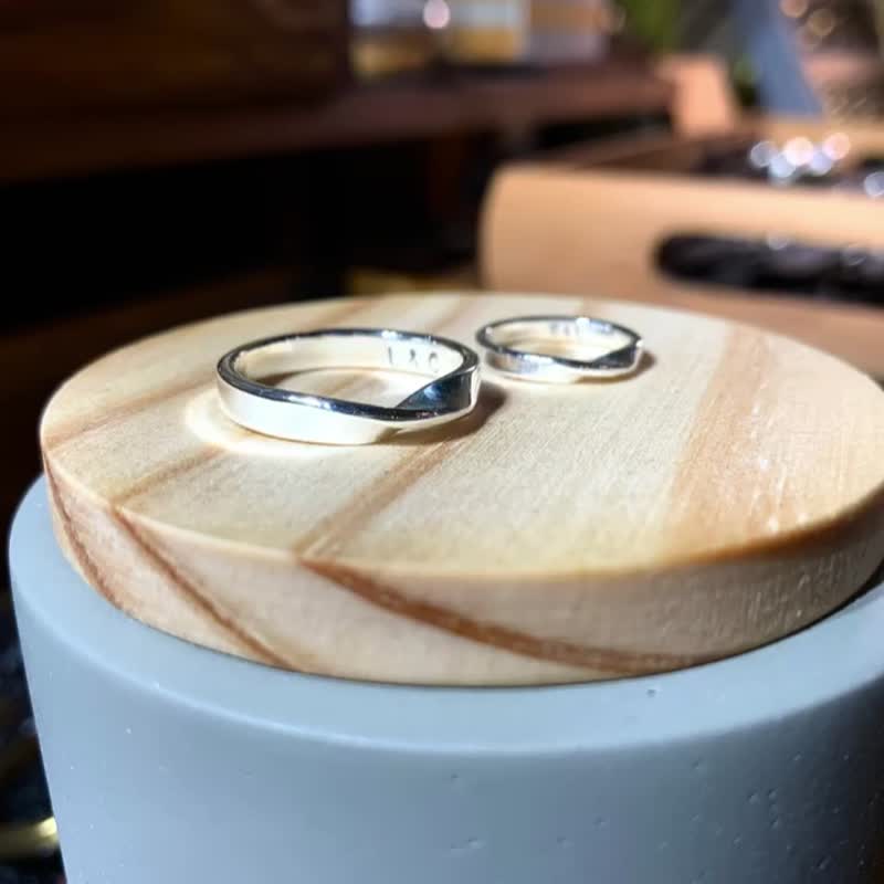纯银 手作戒指 对戒 金工体验  文化币 - 金工/饰品 - 其他金属 