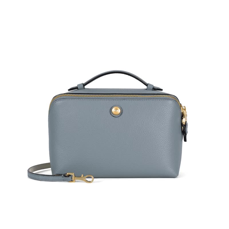 Stella 牛皮斜背袋 【原创设计】 - 侧背包/斜挎包 - 真皮 多色