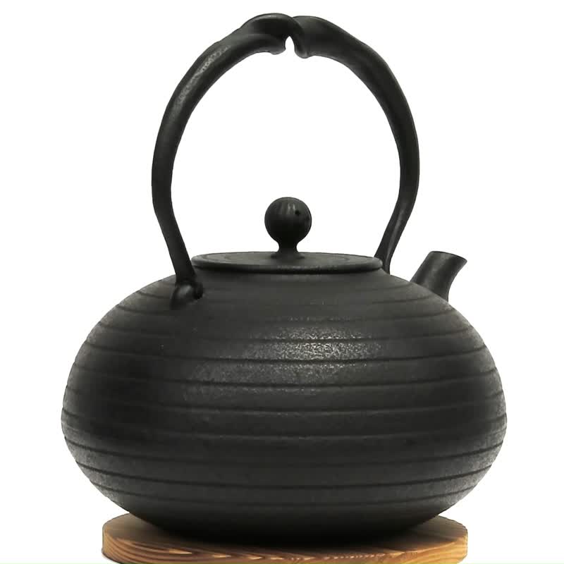 红莲堂 葛卷元作 南部铁器 铁瓶 铁壶 硕果累累 环形图案 1.5L - 茶具/茶杯 - 其他金属 