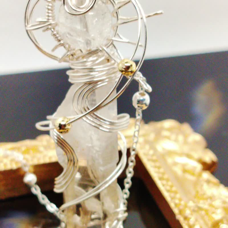 Pluto冥王星|星痕水晶|闪灵|冥想高我 - 项链 - 水晶 