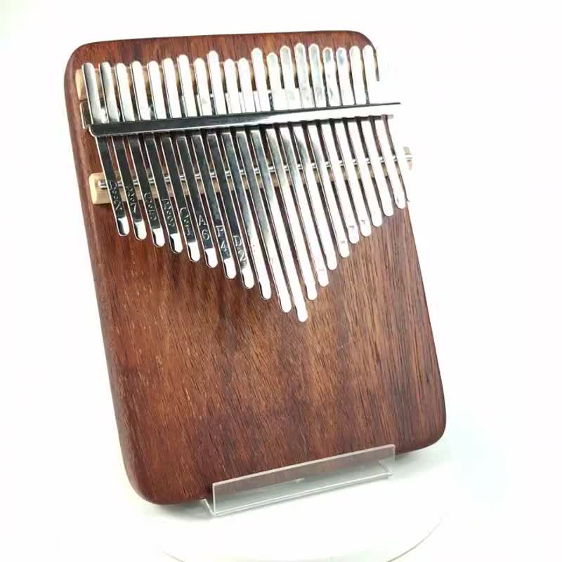 棕梠木拇指琴/21音拇指琴/KALIMBA - 吉他/乐器 - 木头 咖啡色