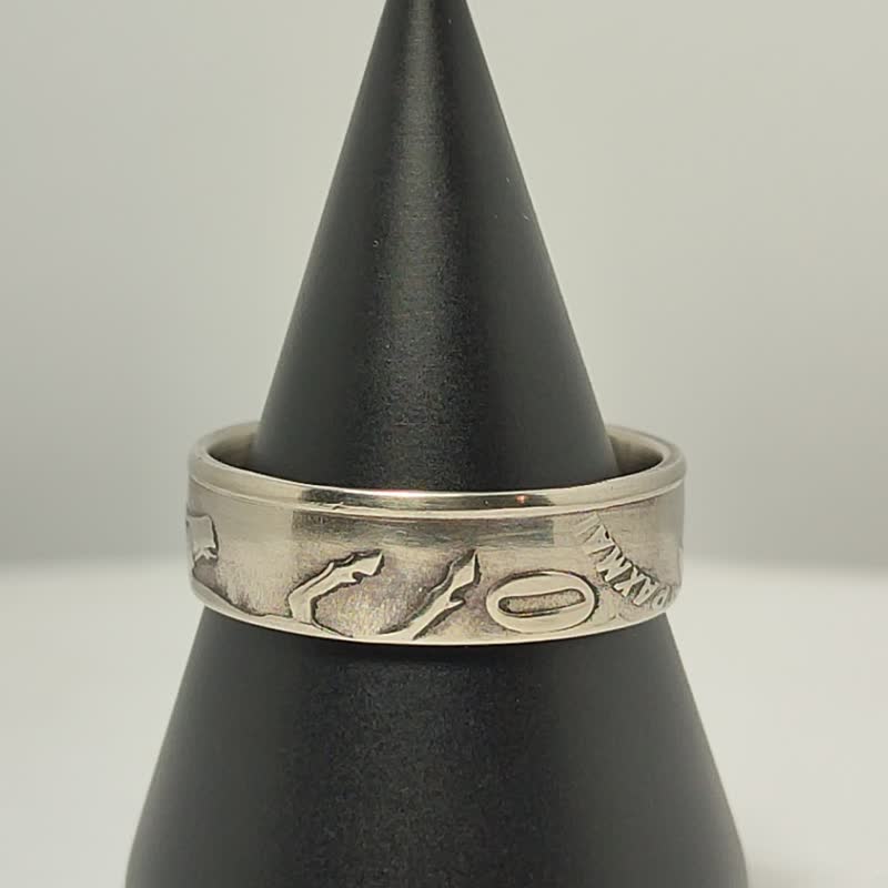 希腊男士戒指，希腊戒指，希腊硬币戒指，复古希腊戒指 - 戒指 - 其他金属 