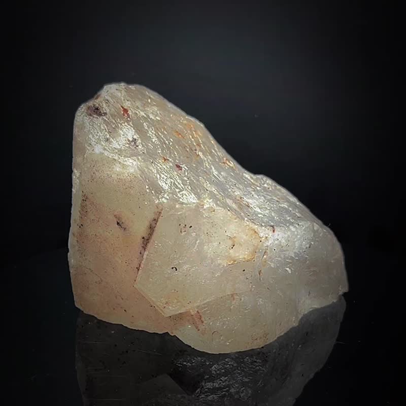 稀有溶蚀水晶印记彩虹白水晶塔原矿柱 净化神器 98*90*80MM - 摆饰 - 水晶 多色