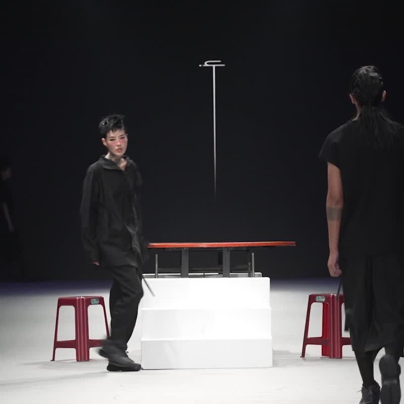 长袖衬衫/INF 24SS 手臂解构绑带衬衫 - 男装衬衫 - 其他材质 黑色