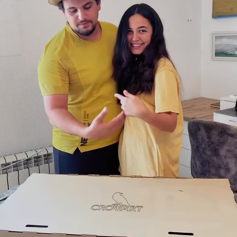 Salda 3D 木制世界地图 - 墙贴/壁贴 - 木头 