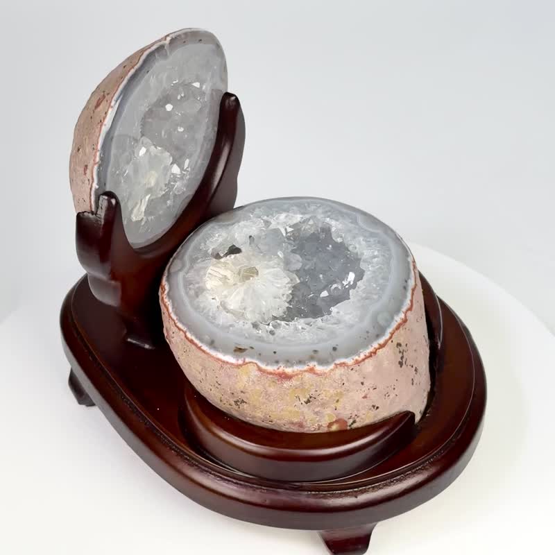 玛瑙聚宝盆-原皮 1200578 - 摆饰 - 水晶 多色