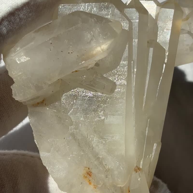 独特做型 白水晶 浮生 城堡 印记 白水晶簇 - 摆饰 - 水晶 透明