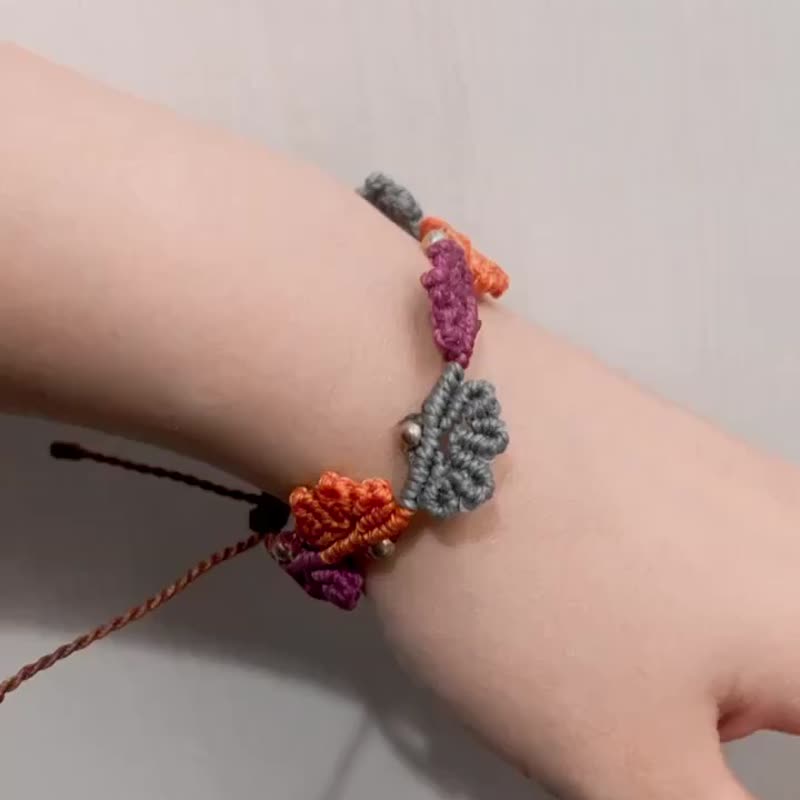 == 编织手环✕防水南美蜡线==【瓣秋】 - 手链/手环 - 蜡 