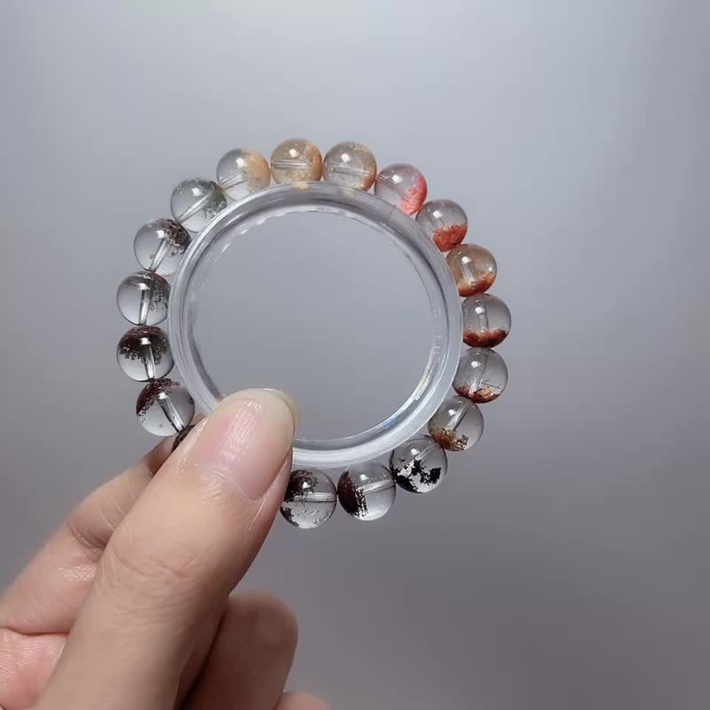 天然矿石 四季幽灵聚宝盆10 mm 手链 1 - 手链/手环 - 宝石 多色