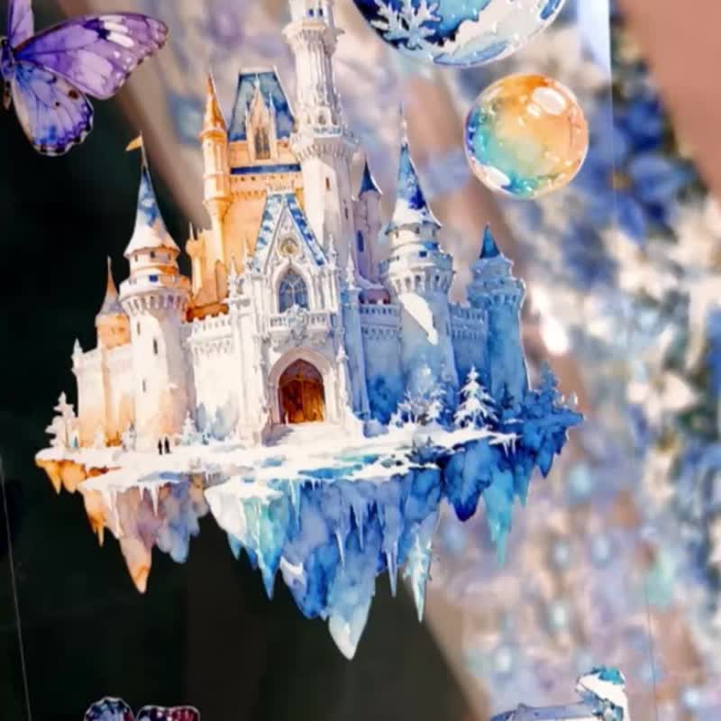 梦想冰城Ice Dream City - 纸胶带 - 塑料 多色