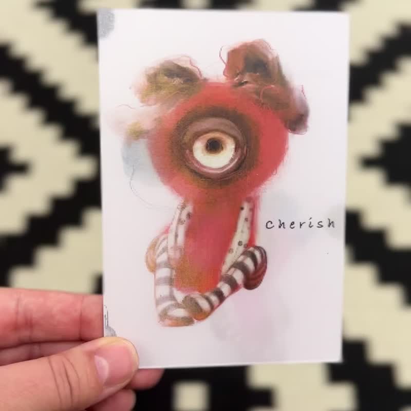 朱莉娅·戈卢布 (Julia Golub) 的独眼巨人的光栅印刷；光栅翻转照片；翻转照片 - 海报/装饰画/版画 - 其他材质 紫色