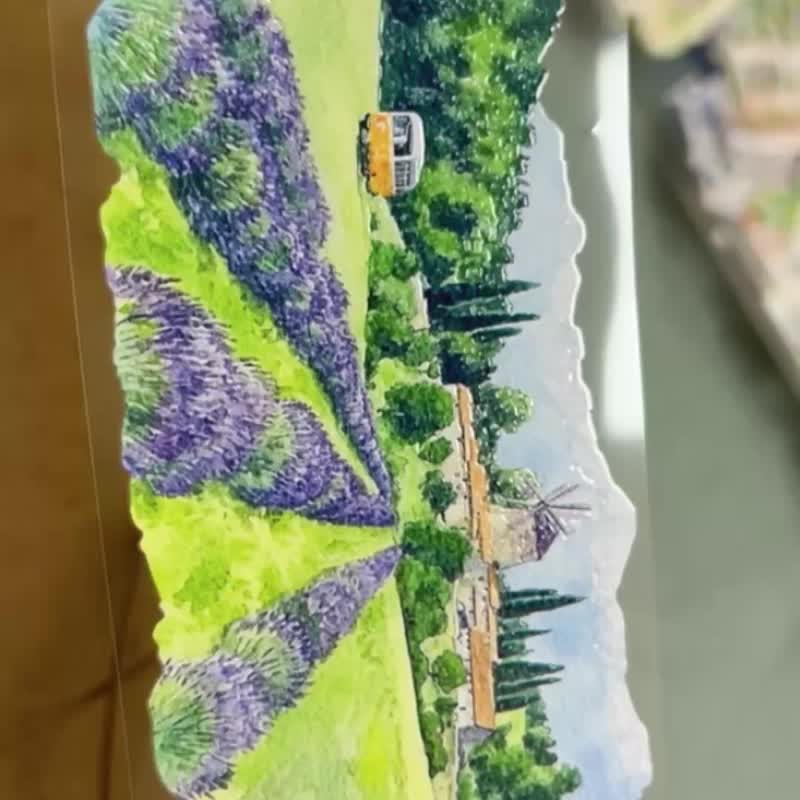 香氛淡紫Pale Purple Glow - 纸胶带 - 塑料 多色