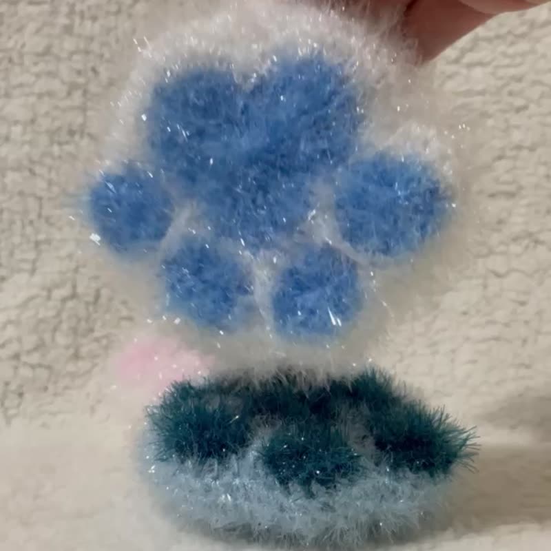 Aprilnana_韩国手工菜瓜布 猫掌 - 碗盘清洁 - 其他材质 蓝色