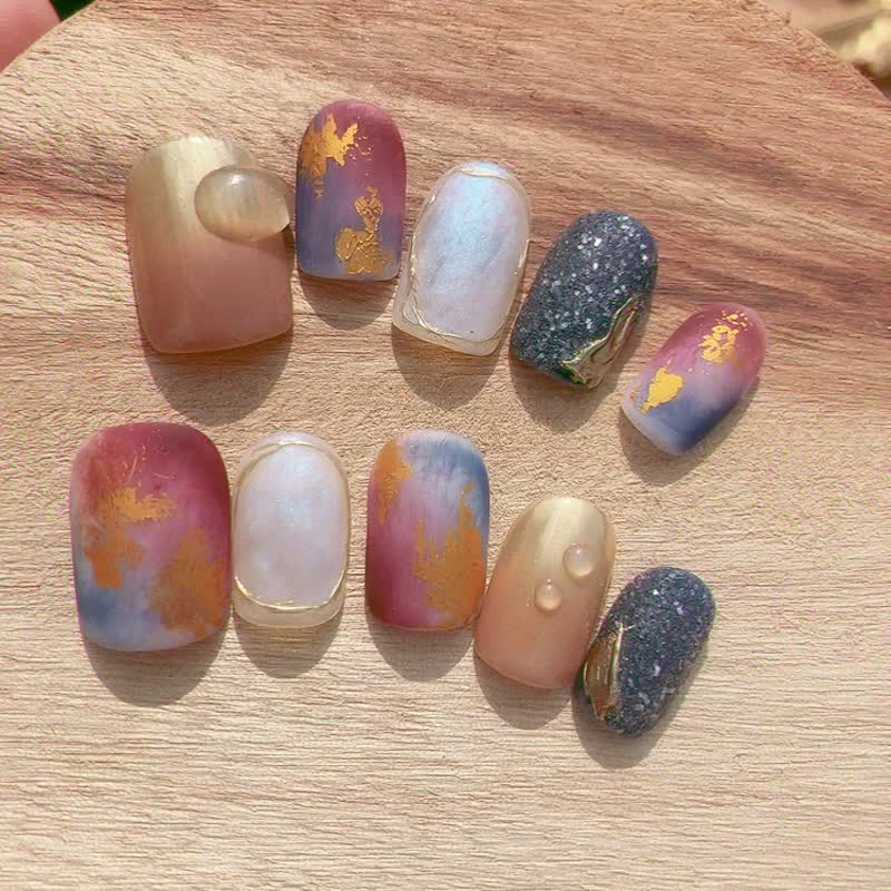 满园春色 手工美甲 手绘穿戴甲 Nail arts/Press on nails - 其他 - 其他材质 