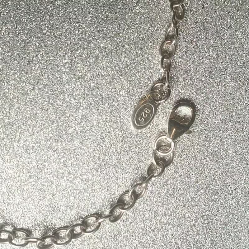 Libra Crystals bracelet, 925 sterling silver, Spinel, Tourmaline, Chrysocolla - 手链/手环 - 宝石 多色