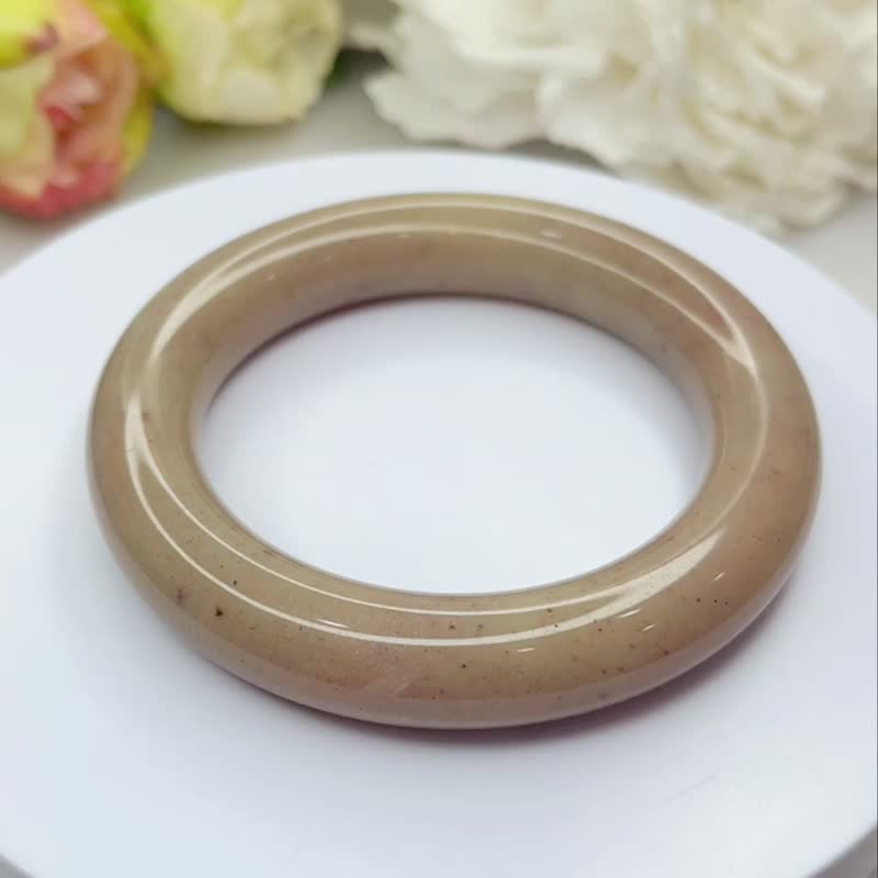 NO.90酒渍莓果手镯 60MM 圈口佘太翠 手环 佘太翠玉镯 圆镯 圆条 - 手链/手环 - 玉石 多色