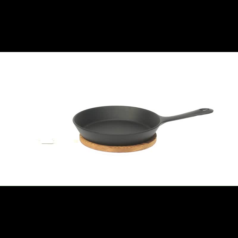 岩铸 南部铁器 短柄 平底锅 17cm IH对应 日本制 - 锅具/烤盘 - 其他金属 黑色
