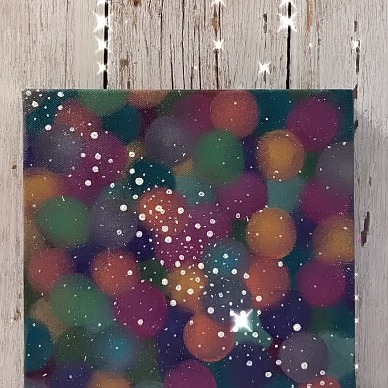 宇宙#14 压克力画 疗愈生活 20x20 居家装饰 艺术作品 手绘 - 海报/装饰画/版画 - 压克力 