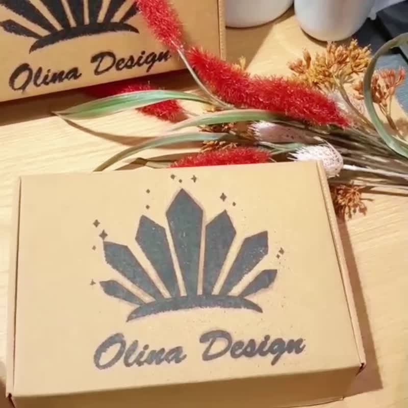 灵摆第一专业品牌 天然水晶项链吊坠 灵锥款灵摆能量疗愈 礼盒装 - 项链 - 水晶 多色