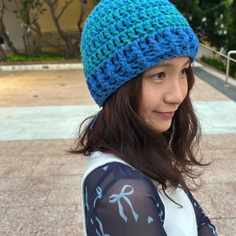 钩织冷帽 编织帽 鈎织帽 帽子 钩织 编织 鈎织 - 帽子 - 其他材质 