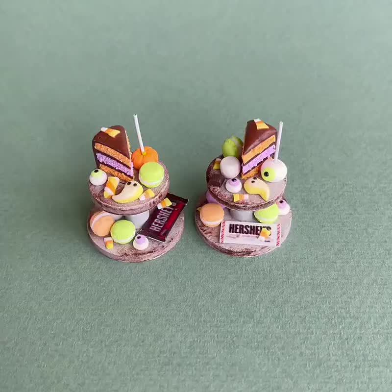 Miniature set for Halloween - 玩偶/公仔 - 其他材质 多色