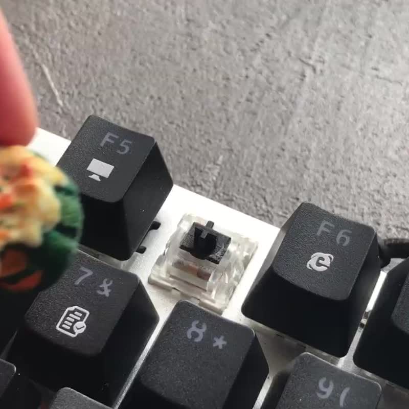 南瓜藤键帽 Cherry mx 开关 - 电脑配件 - 粘土 绿色