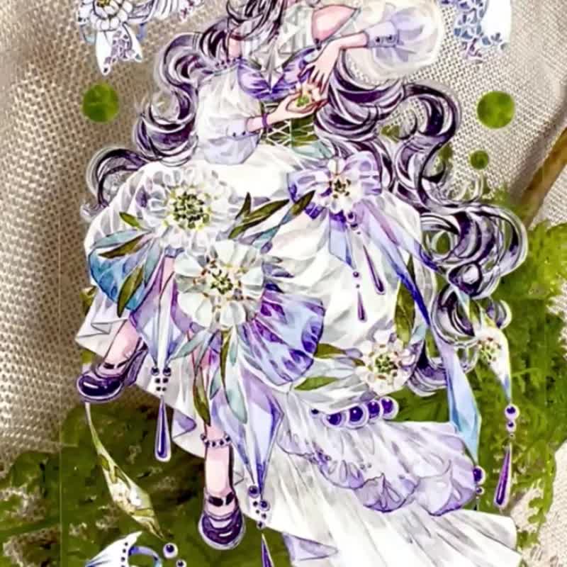 屈花仙踪 Candytuft Fairyland - 纸胶带 - 塑料 多色
