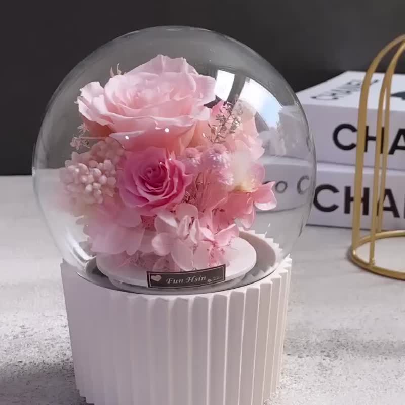 【实体手作】旋转音乐花盒  音乐盒 一人成团 不凋花 - 植栽 - 植物．花 
