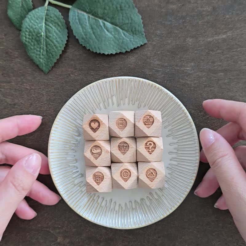 地图标记迷你印章- 船 | Elsiewithlove - 印章/印台 - 木头 咖啡色