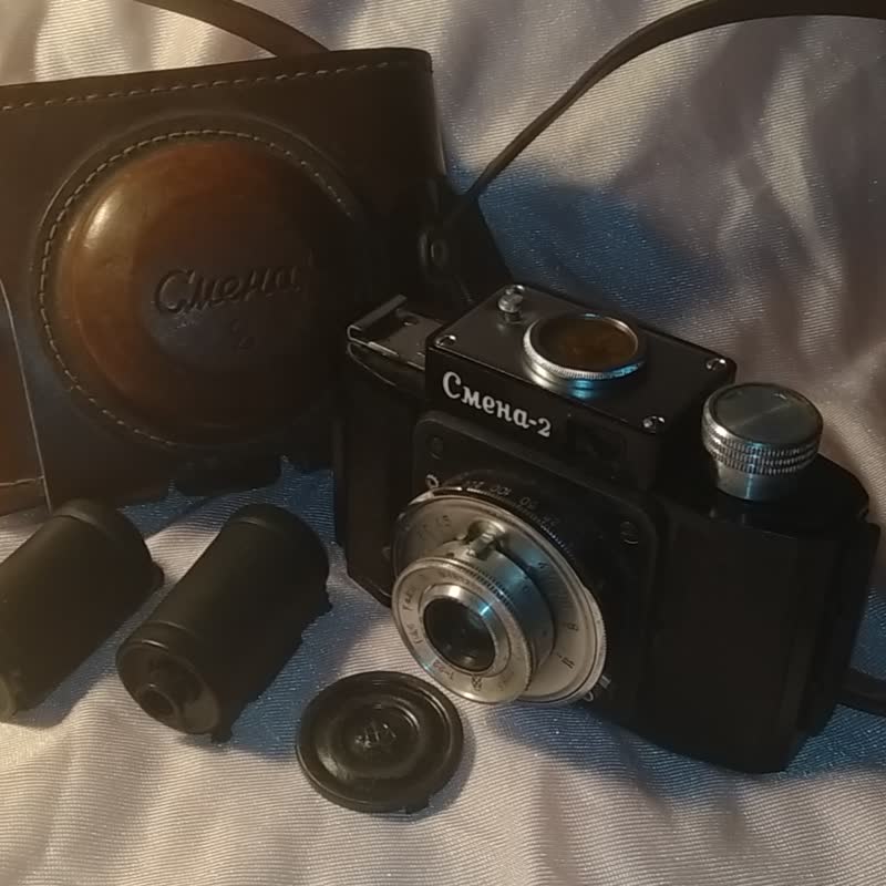 LOMO GOMZ SMENA-2 35mm 胶片相机 俄罗斯柯达 - 相机 - 其他材质 黑色
