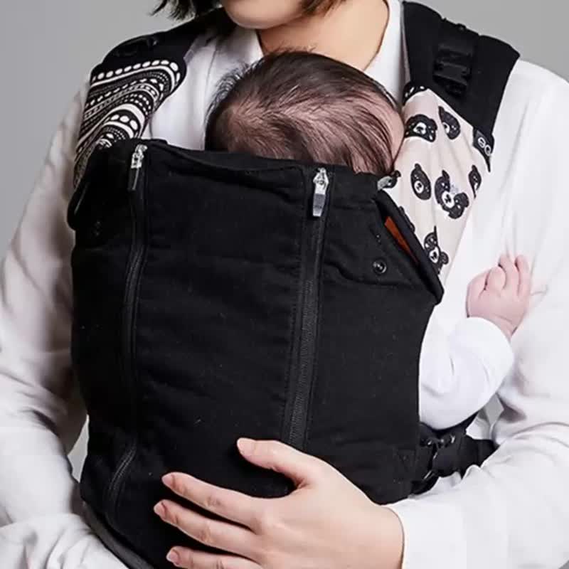 背巾口水巾 | 绵绵熊 - 围嘴/口水巾 - 棉．麻 卡其色