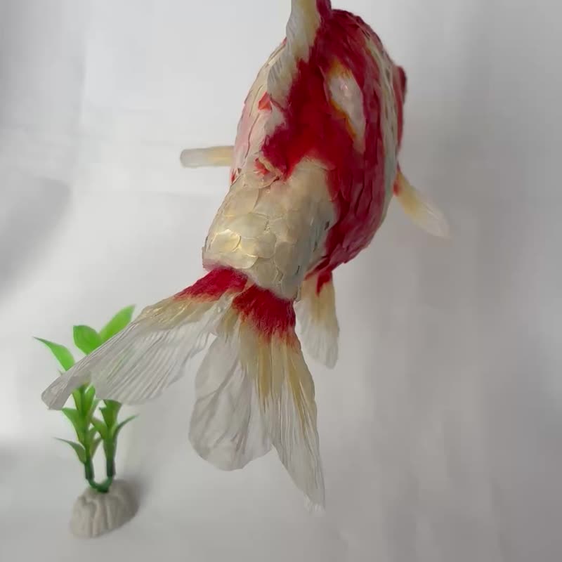 极致写实 羊毛毡 更纱和金 - 玩偶/公仔 - 羊毛 红色