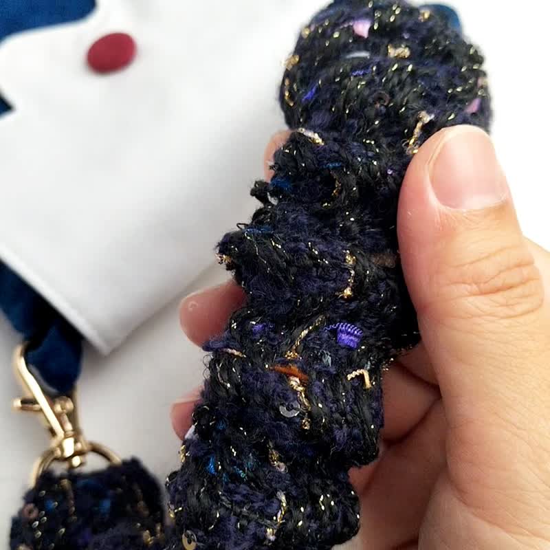 麂皮布小巧手提手机袋/富士山深蓝 - 手提包/手提袋 - 棉．麻 咖啡色